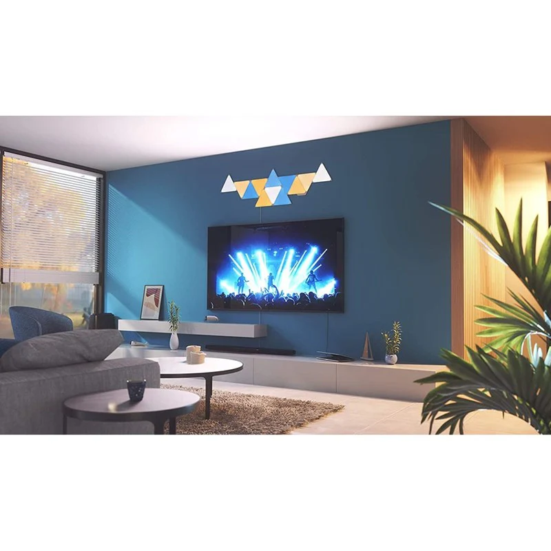 Nanoleaf Shapes Mini Triangles Starter Kit 5 Light Panels - White - Open Box - Image 6