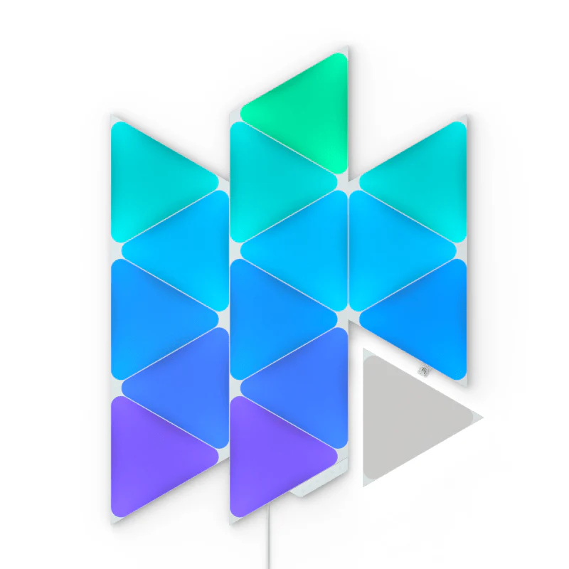 Nanoleaf Shapes Triangles Starter Kit 15 Light Panels - White - Image 2