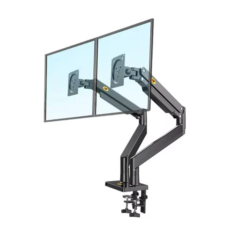 North Bayou G32 Dual Monitor Desk Mount Stand Gas Spring Arm Full Motion 22"-32" Monitor - Image 4