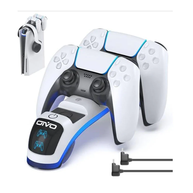 OIVO PS5 Controller Charging Dock with Headset Holder