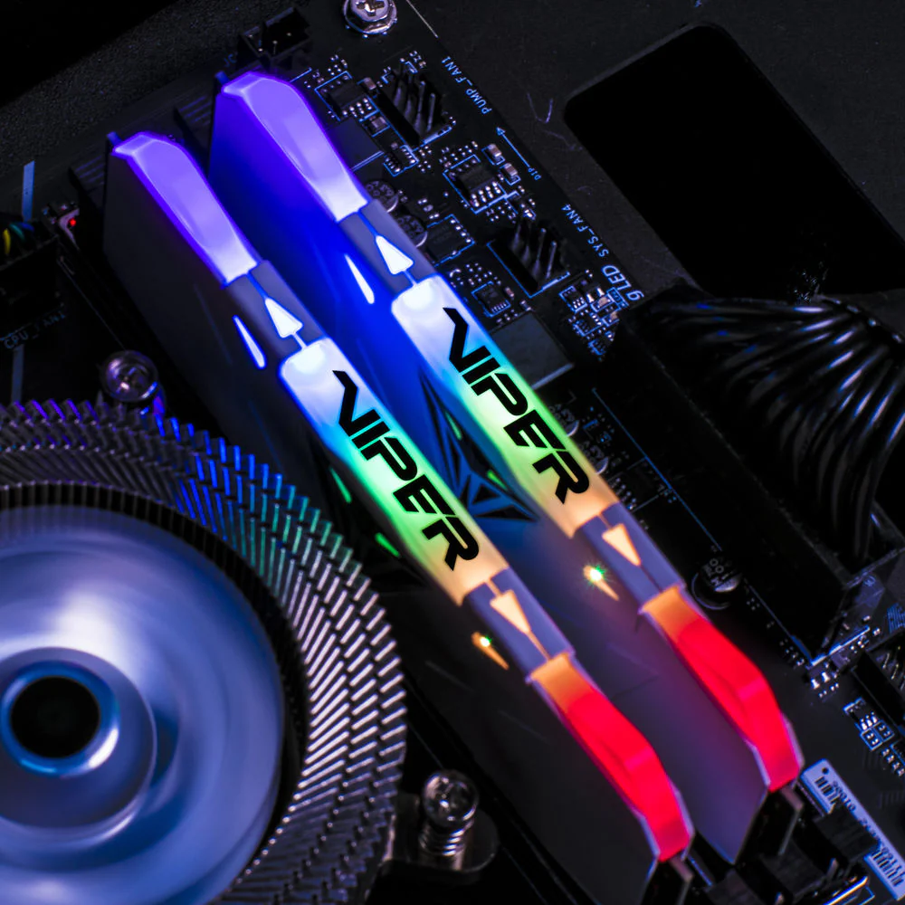 Patriot Viper RGB 16GB (2 x 8GB) DDR4 3200 MHz RAM Memory Kit - White - Image 5