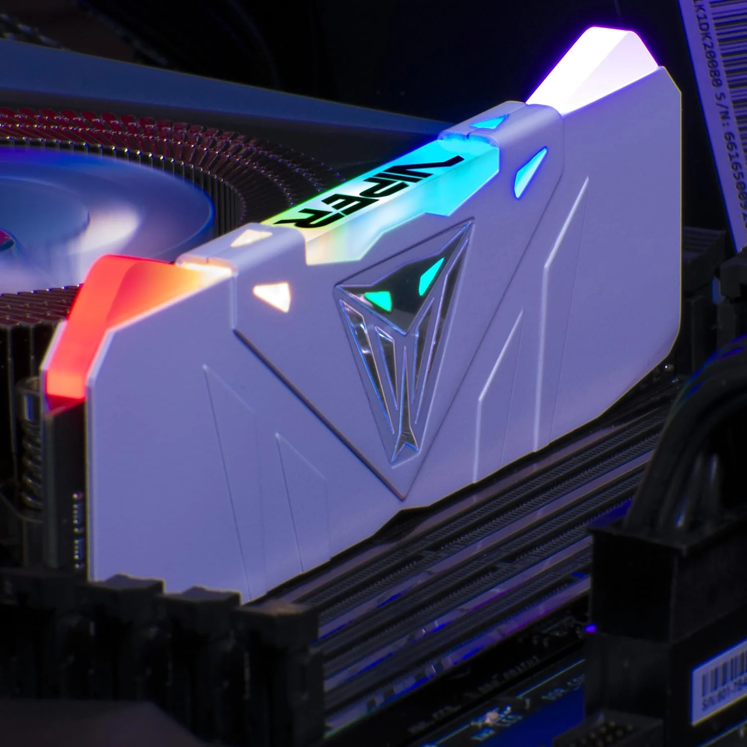 Patriot Viper RGB 16GB (2 x 8GB) DDR4 3200 MHz RAM Memory Kit - White - Image 6