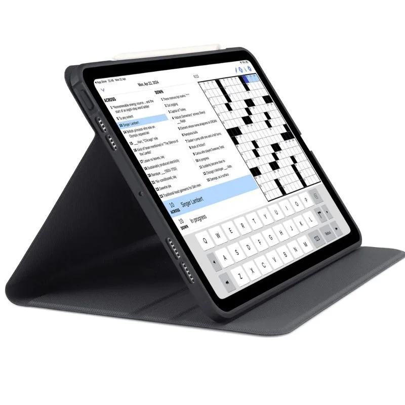 Pipetto iPad Air 13 (2024) Origami No5 Rotating Folio Case - Black - Image 4