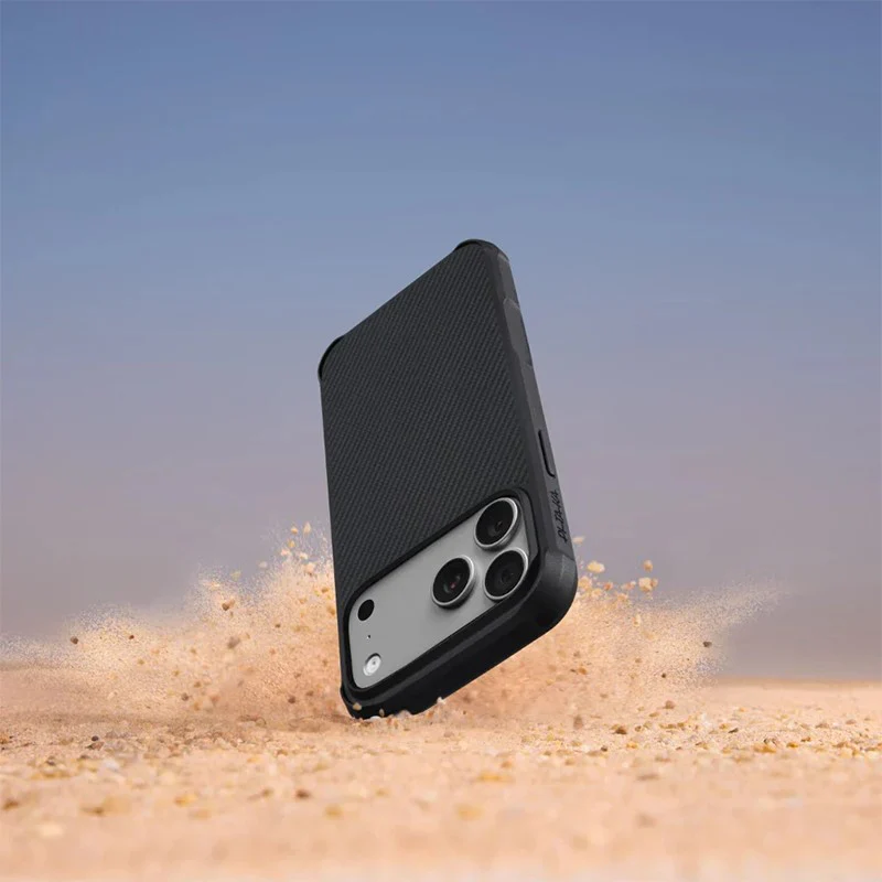 Pitaka iPhone 17 Pro Aramid ProGuard Case, Black/Grey - Image 6