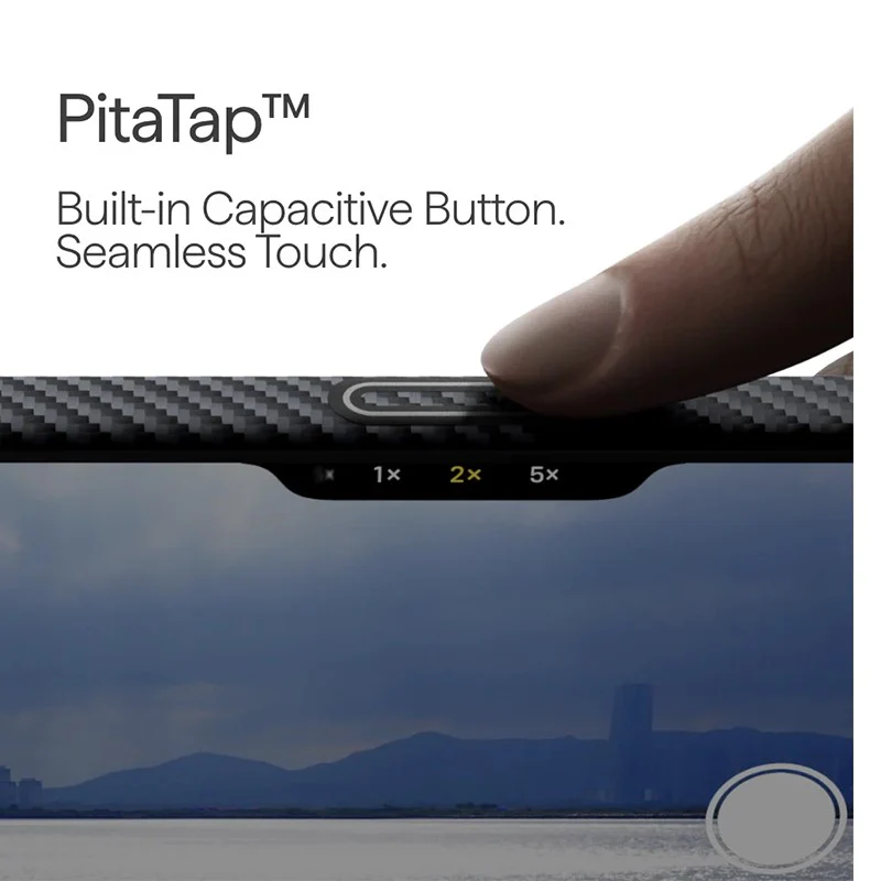 Pitaka iPhone 17 Pro Max Ultra Slim Case, Black/Grey - Image 2