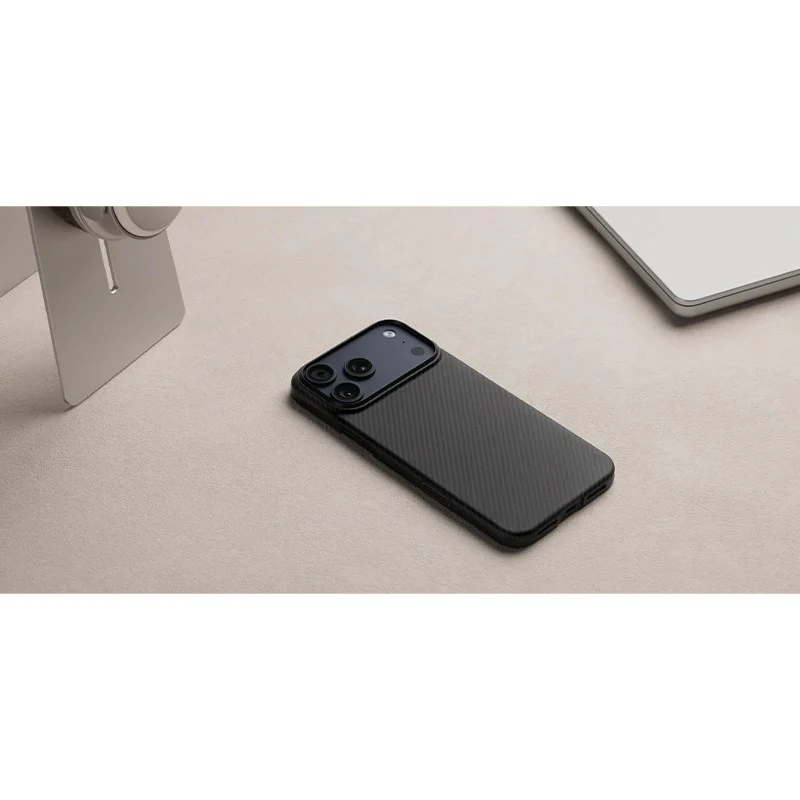 Pitaka iPhone 17 Pro Max Ultra Slim Case, Black/Grey - Image 6
