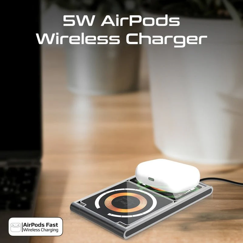 Promate 3 in 1 Ultra-Slim Foldable 15W MagSafe Wireless Charger - Image 4