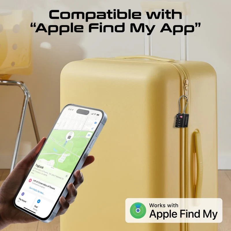 Promate TSA Luggage Lock with Smart Precision Tracking Tag - Image 4
