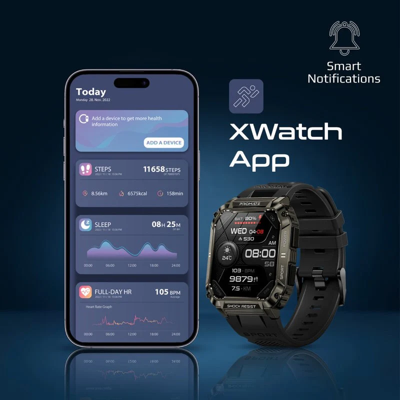 Promate Xwatch-S19 ActivLife Smartwatch - Image 10