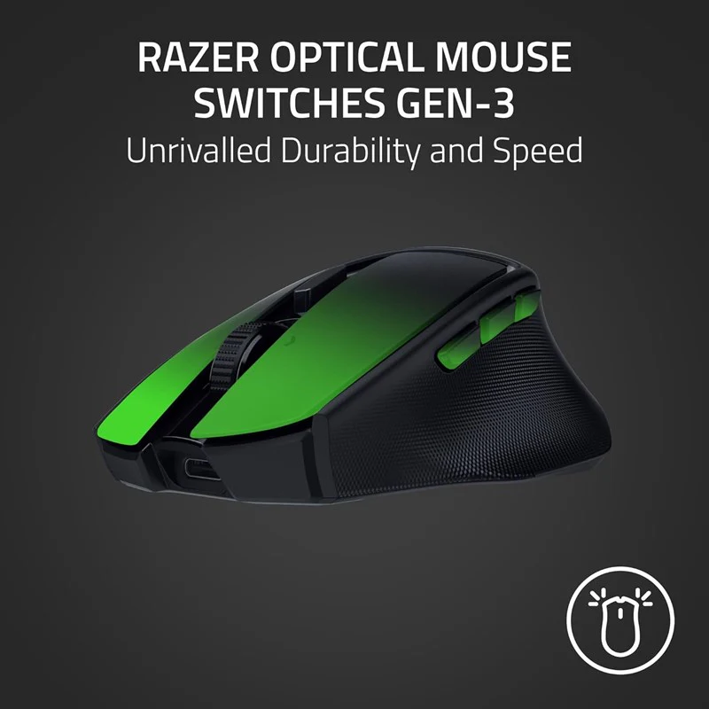 Razer Basilisk Mobile Portable Ergonomic Wireless Gaming Mouse - Black - Image 4