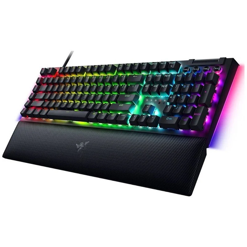 Razer BlackWidow V4 Wired Mechanical Gaming Keyboard with Razer Chroma RGB (Yellow Switch) - Black - Open Box - Image 3