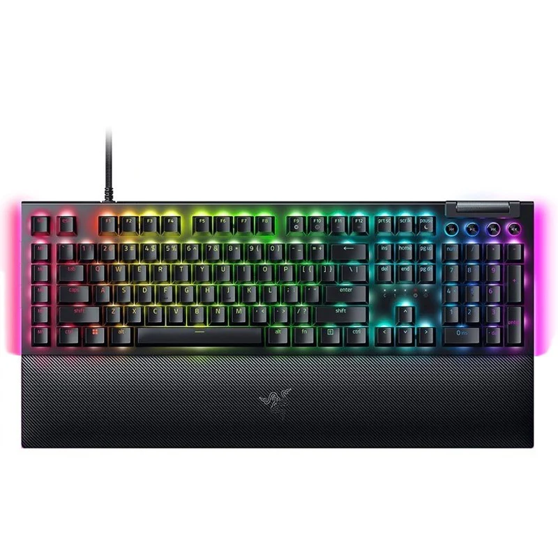 Razer BlackWidow V4 Wired Mechanical Gaming Keyboard with Razer Chroma RGB (Yellow Switch) - Black - Open Box - Image 6