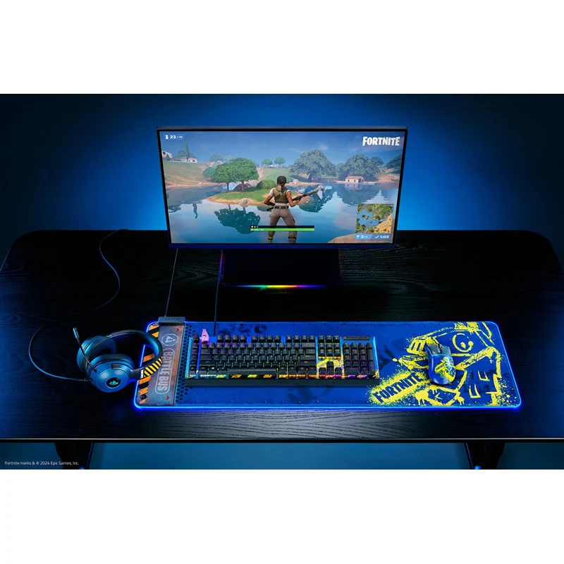 Razer Goliathus Extended Chroma Oversized Soft Gaming Mouse Pad Powered by Razer Chroma RGB - Fortnite Edition - Image 8