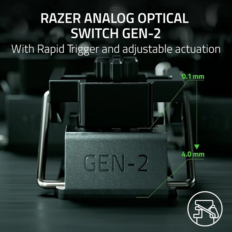 Razer Huntsman V3 Pro Tenkeyless Wired RGB Analog Optical Esports Gaming Keyboard (US Layout) - Image 3