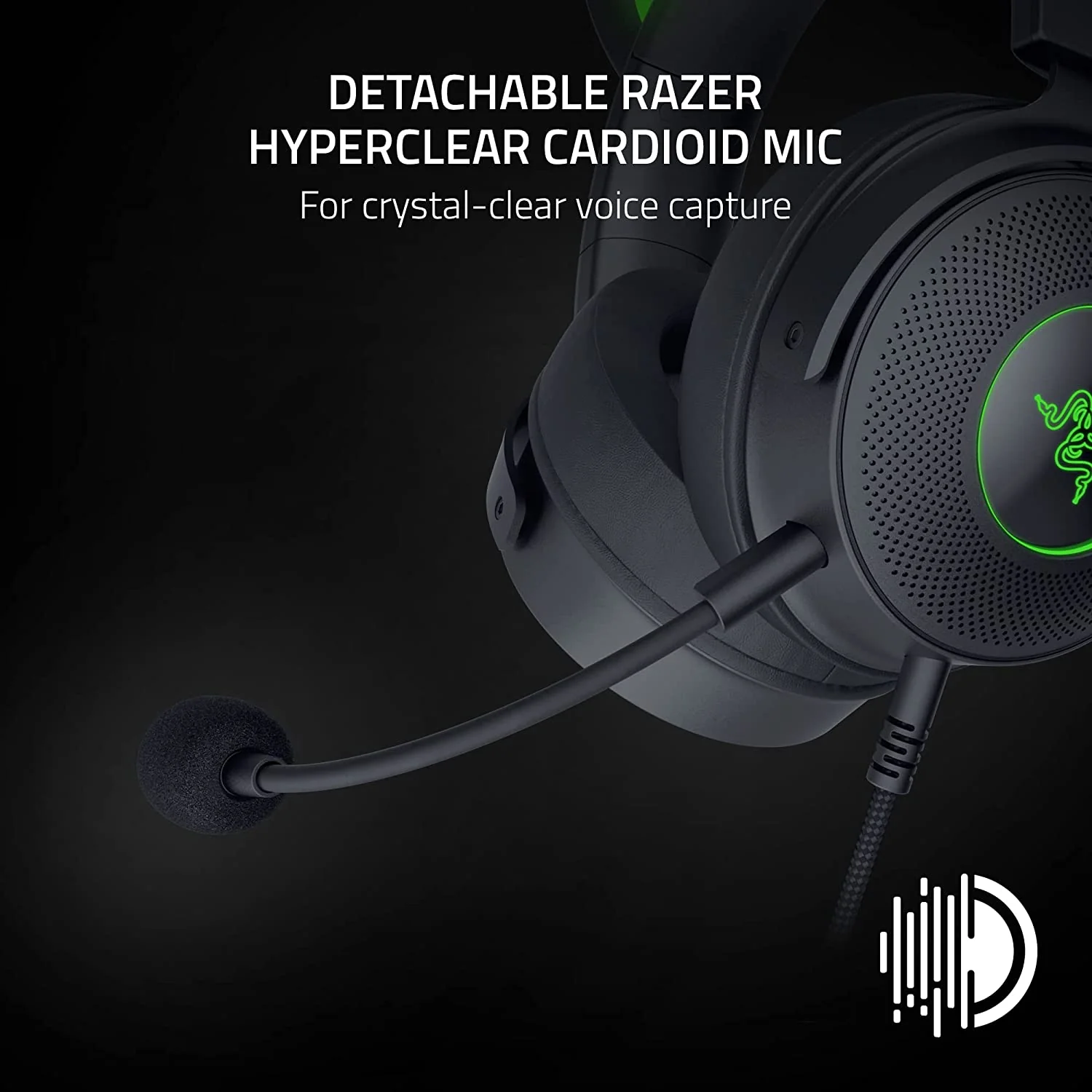 Razer Kraken Kitty V2 Pro Wired RGB Headset with Interchangeable Ears - Image 10