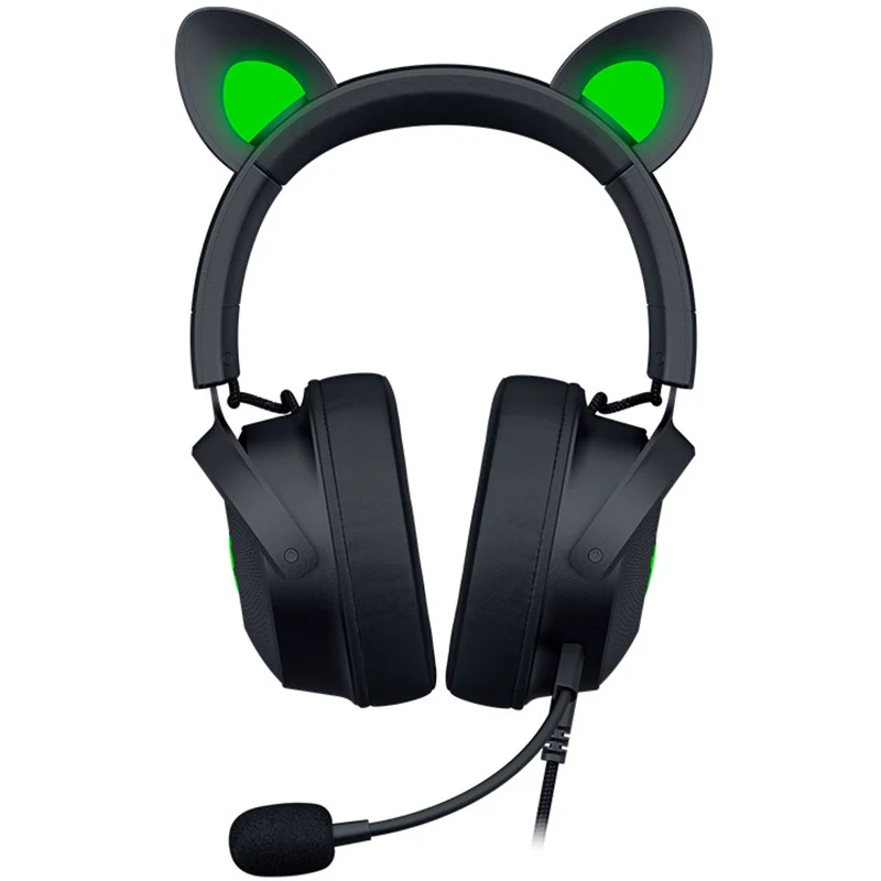Razer Kraken Kitty V2 Pro Wired RGB Headset with Interchangeable Ears - Image 2