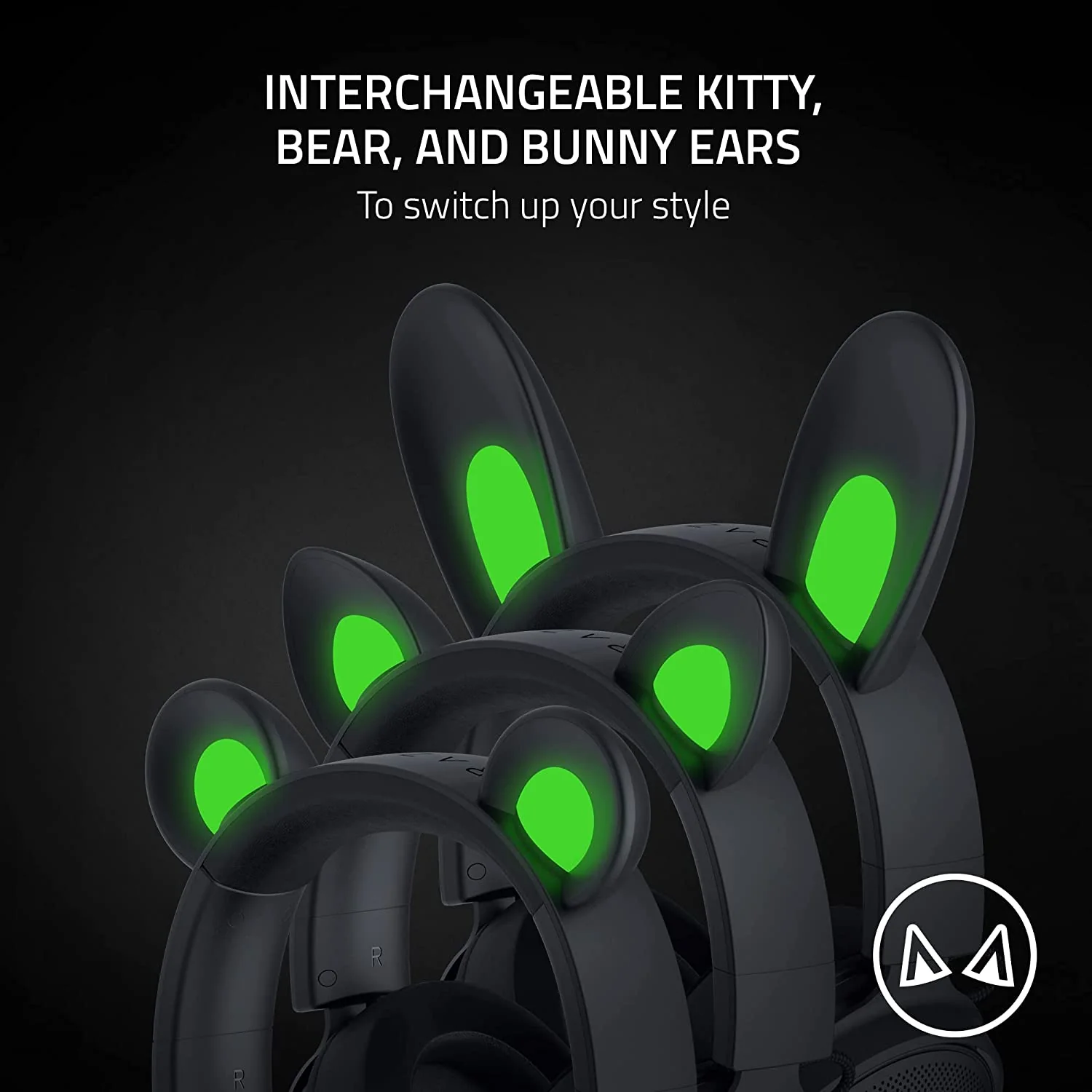 Razer Kraken Kitty V2 Pro Wired RGB Headset with Interchangeable Ears - Image 8