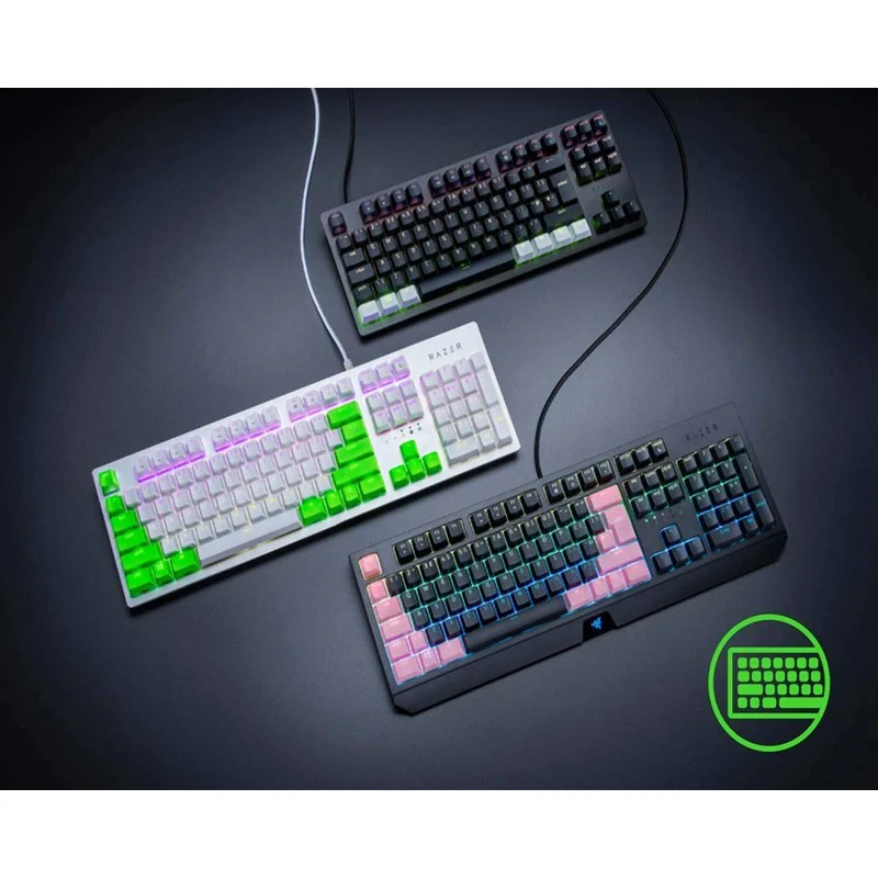 Razer PBT Keycaps Upgrade Set - Mercury White - Image 3
