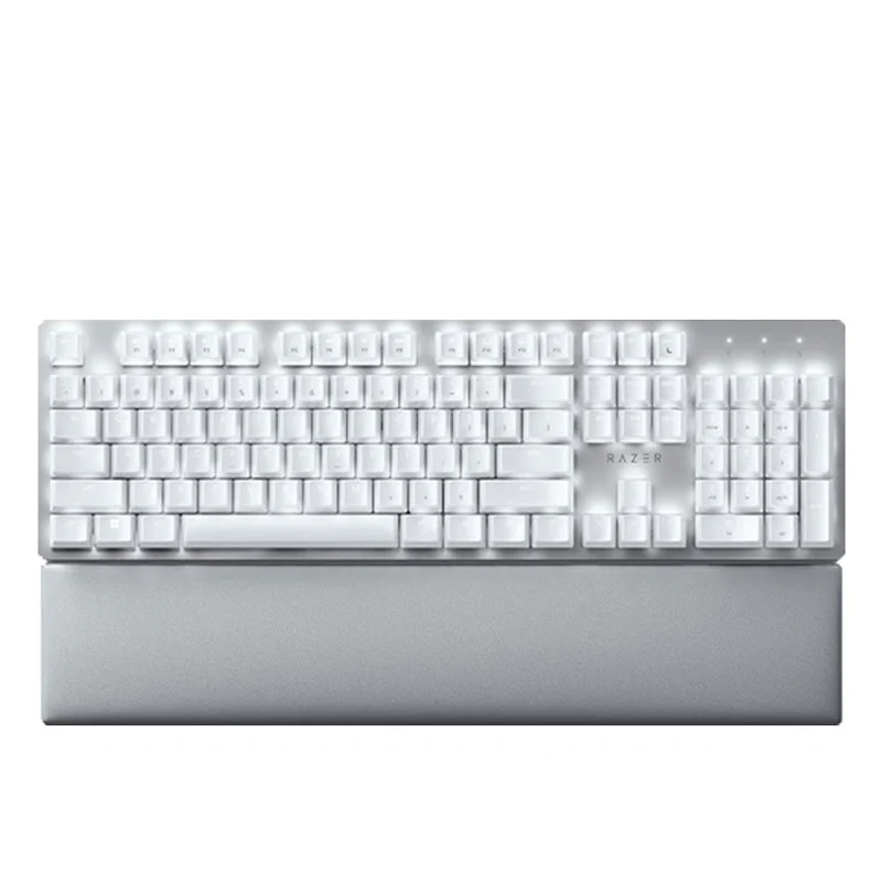Razer Pro Type Ultra Wireless Mechanical Keyboard - Silent, Linear Switches, Hyperspeed Technology - White