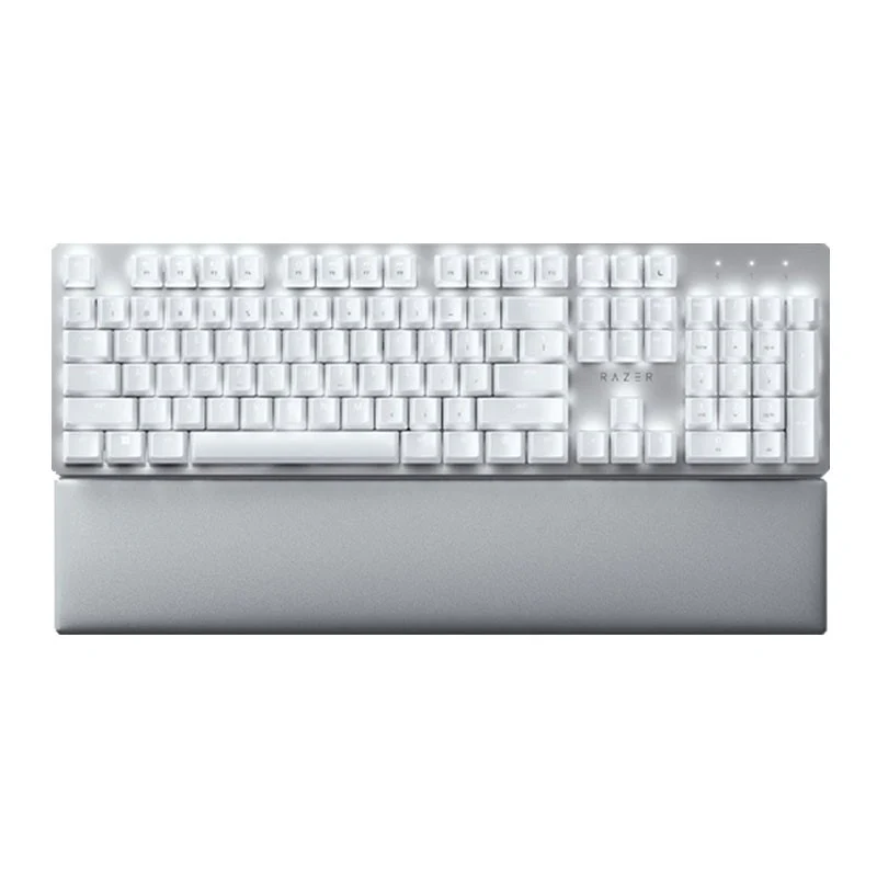 Razer Pro Type Ultra Wireless Mechanical Keyboard - Silent, Linear Switches, Hyperspeed Technology - White - Image 2
