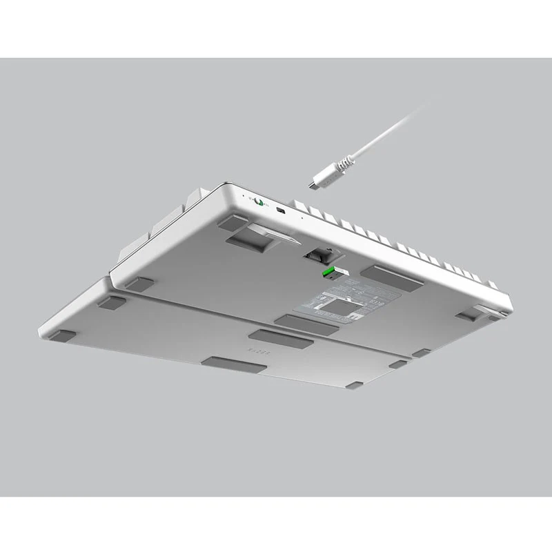 Razer Pro Type Ultra Wireless Mechanical Keyboard - Silent, Linear Switches, Hyperspeed Technology - White - Image 5