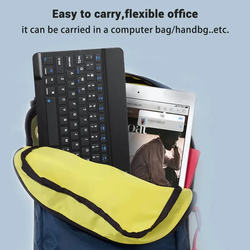 Rechargeable Wireless 10” Bluetooth + Logitech M185 Wireless Mouse + G240 Cloth Gaming Mouse Pad Bundle - Image 2