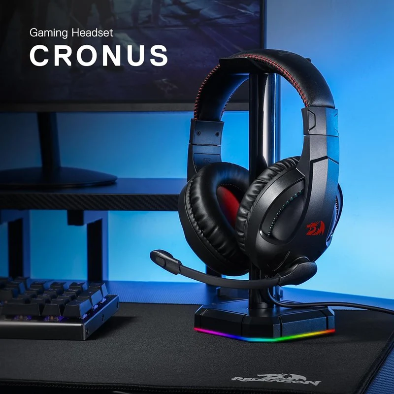 Redragon CRONUS Gaming Wired Headset with Microphone – Black - Image 5