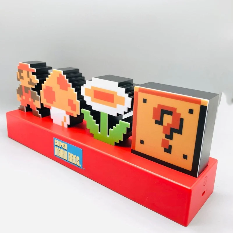 RGB LED 3D Night Light Super Mario Bros Icons Paladone Edition with 3 Light Modes - Image 6