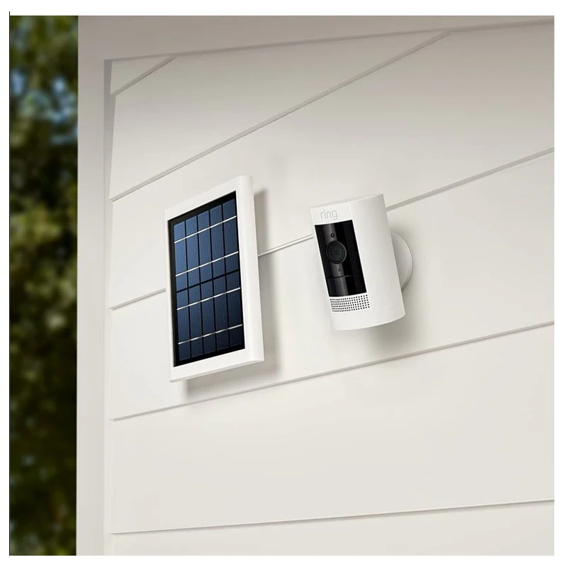 Ring Solar Panel (1st Generation), 2.4 Watts, Barrel Plug Connector - for Spotlight Cam Battery and Stick Up Cam Battery - White - Image 3