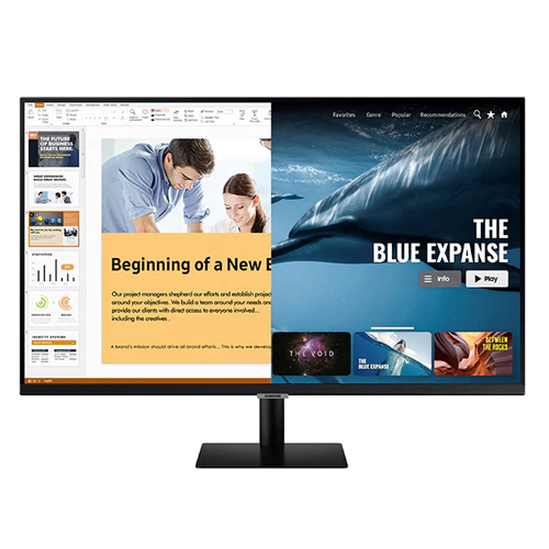 Samsung 27" Full HD 60Hz Smart Monitor With Mobile Connectivity, HDMI, USB - Black - Image 3