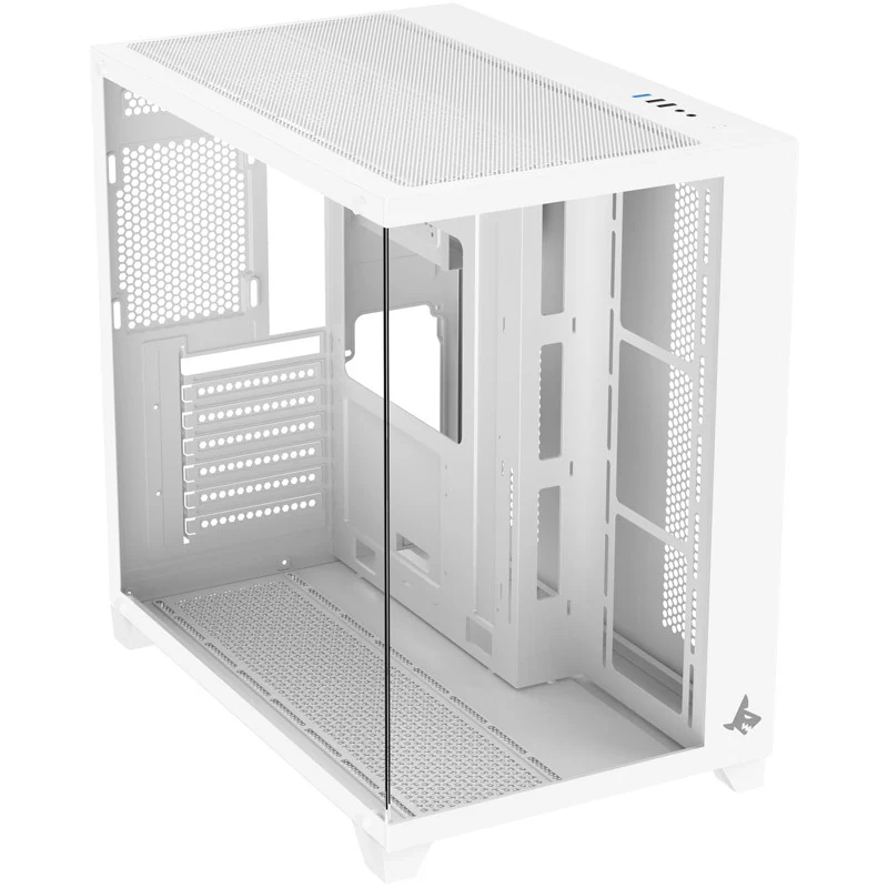 SHARX PROFIN ATX Mid-Tower Gaming PC Case - White - Image 3