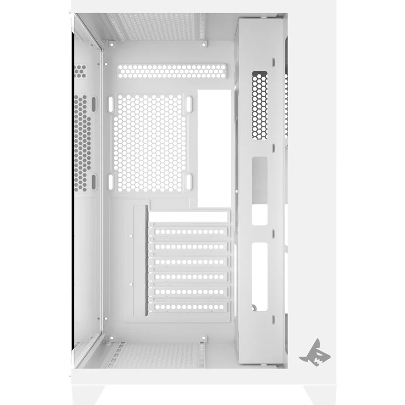 SHARX PROFIN ATX Mid-Tower Gaming PC Case - White - Image 4