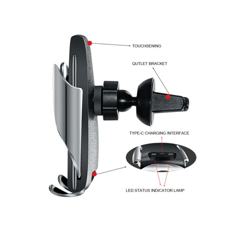 Smart Sensor Wireless Car Charger For Car Air Vent - Image 4