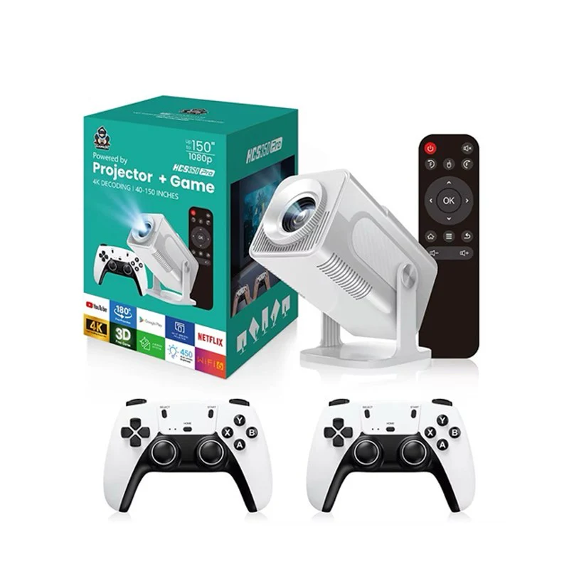 SMQ Projector 2 in 1 with Games and Wireless Controller HCS350 PRO