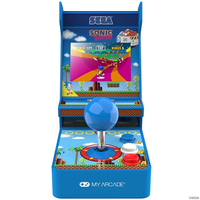 Sonic The Hedghog Joystick Player Portable Retro Arcade - Image 2