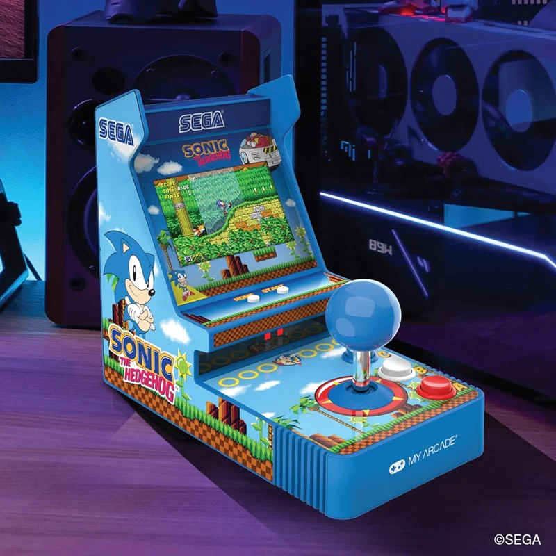 Sonic The Hedghog Joystick Player Portable Retro Arcade - Image 3