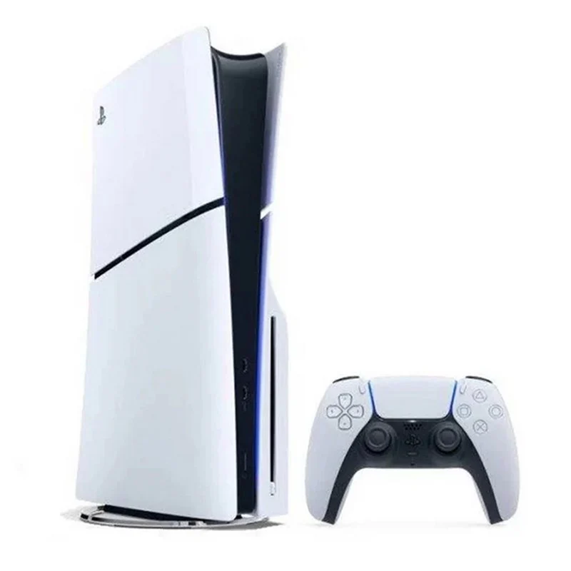 Sony PlayStation 5 Console Slim - Disc Console with HyperX Cloud Mini Wired Gaming Headset - Multi-Color - Image 2