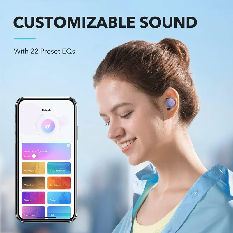 Soundcore A20i TWS Earbuds - Purple - Image 3