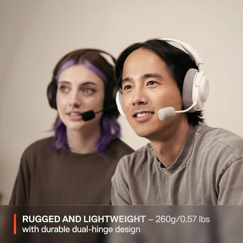 SteelSeries Arctis Nova 3X Wireless Gaming Headset for Xbox, PC, Switch, VR, Mobile - White - Image 3