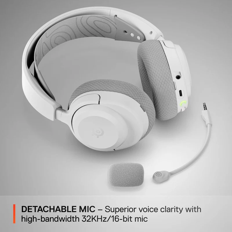 SteelSeries Arctis Nova 3X Wireless Gaming Headset for Xbox, PC, Switch, VR, Mobile - White - Image 5