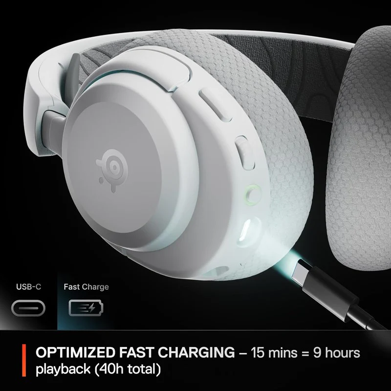 SteelSeries Arctis Nova 3X Wireless Gaming Headset for Xbox, PC, Switch, VR, Mobile - White - Image 7