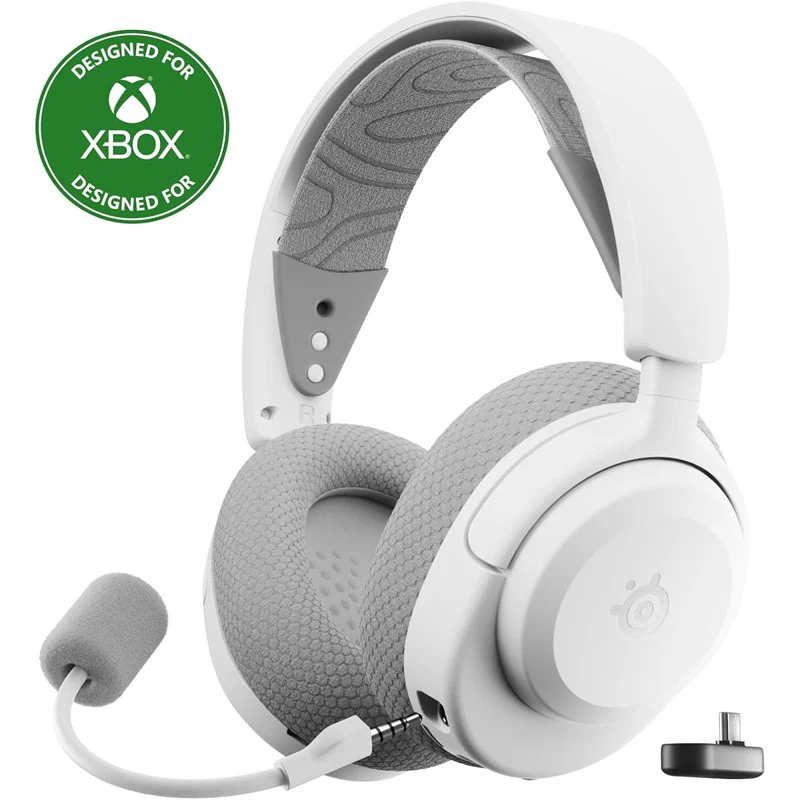 SteelSeries Arctis Nova 3X Wireless Gaming Headset for Xbox, PC, Switch, VR, Mobile - White - Image 8