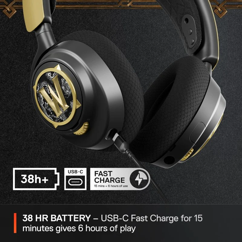 SteelSeries Arctis Nova 7 Wireless Gaming Headset - World of Warcraft Edition - Image 6