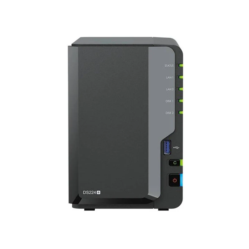 Synology 2-Bay DiskStation DS224+ (Diskless), 2GB DDR4