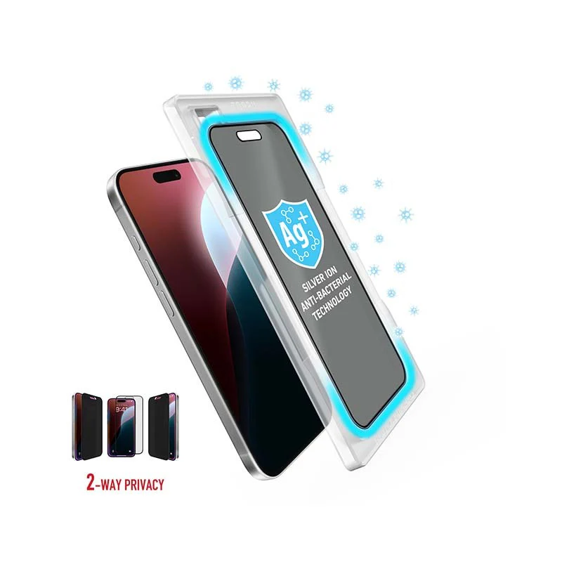 Torrii Bodyglass Screen Protector Tempered Glass For iPhone 16 Pro (6.3”) Anti-Bacterial Coating - Image 7