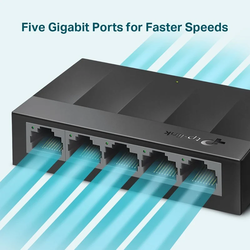 TP-Link LS1005G 5-Port Gigabit Desktop Switch - Image 3