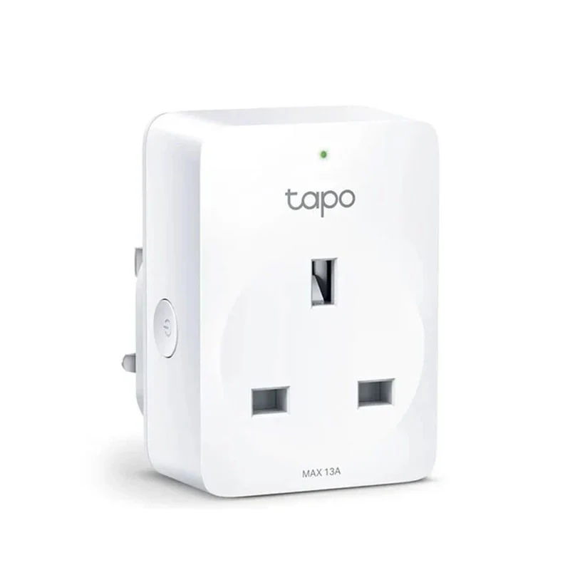 TP-Link Tapo P100 Mini Smart Wi-Fi Socket, Remote Control, Voice Control, 3 Pin