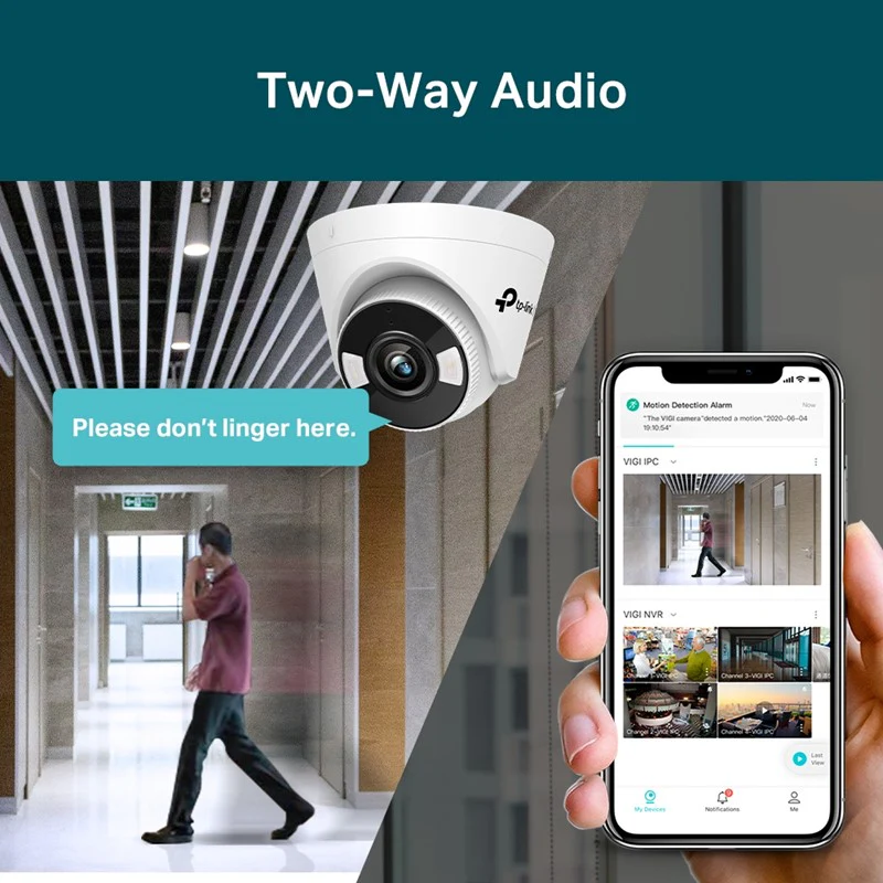 TP-Link VIGI 4MP Full-Color Turret Network Camera - Image 4