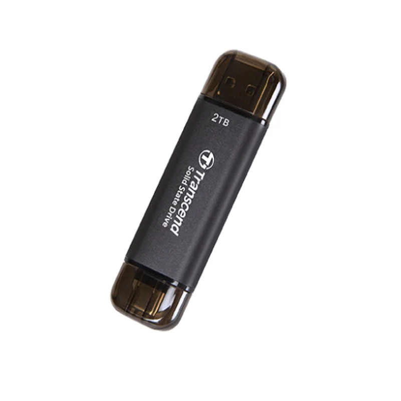 Transcend 2 TB ESD310 Smallest Flash Drive, Type C - Black - Image 4