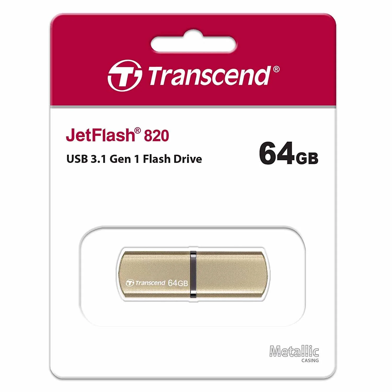 Transcend 64GB JetFlash 820 USB 3.1 Flash Drive - Image 4